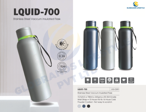 LQUID-700 Stainless Steel Vaccum Insulated Flask