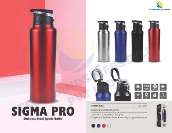 SIGMA PRO Stainless Steel Sports Bottle