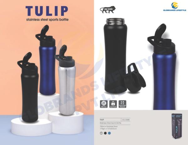 TULIP Stainless Steel Sports Bottle