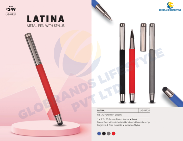 LATINA Metal Pen With Stylus