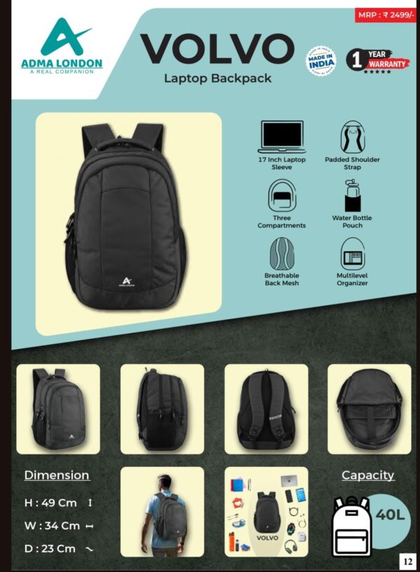 Adma London – Volvo Backpack